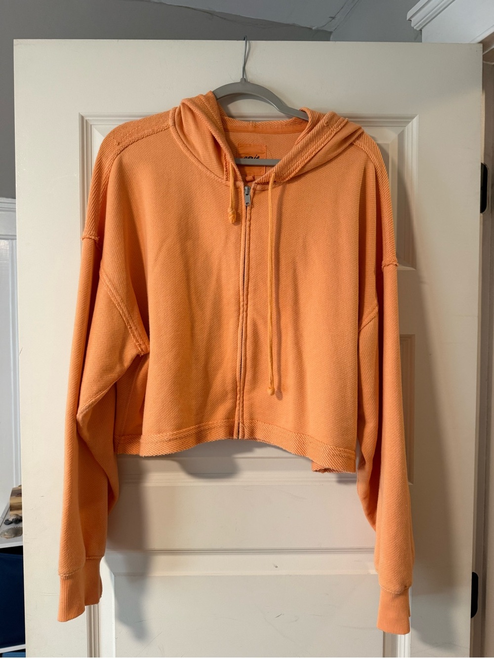 Aerie cropped zip up hoodie
